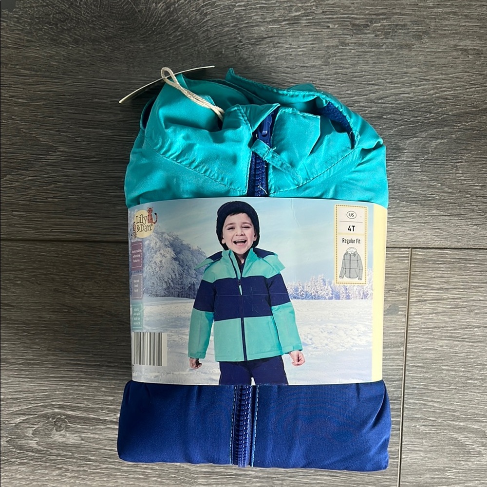 Kids Blue and Teal Jacket Set